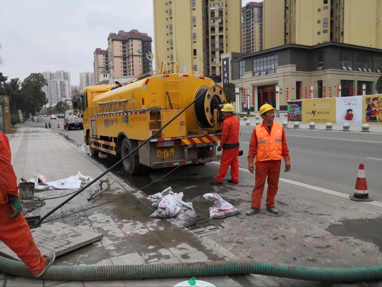 聊城排污管道清淤-管道清洗