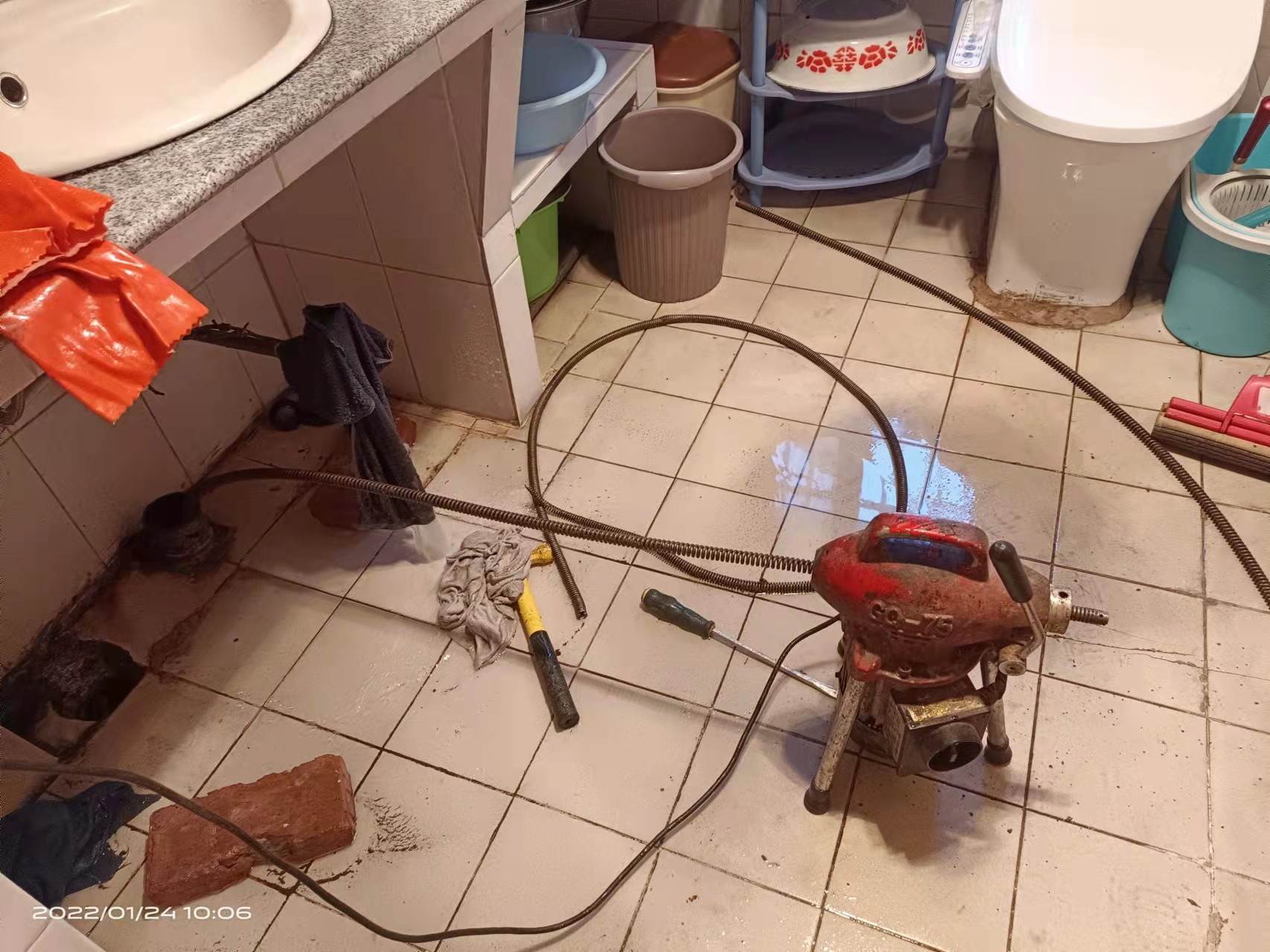 聊城疏通厨房下水道，地漏疏通